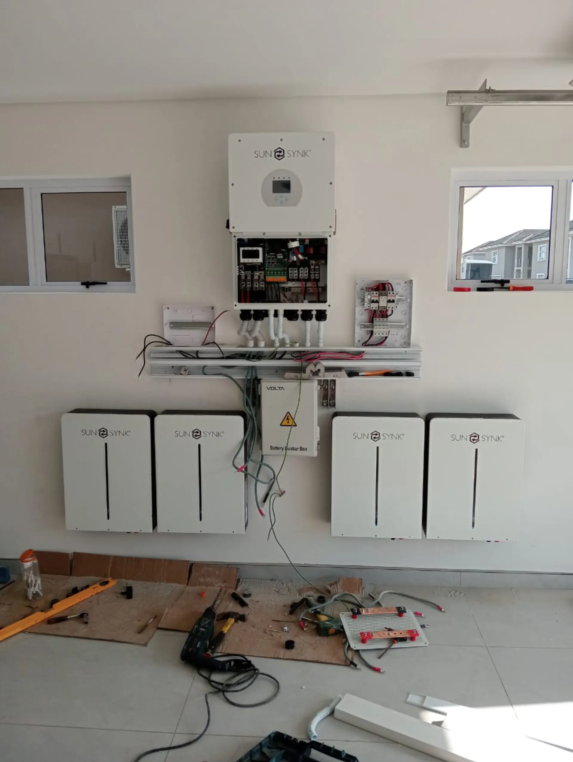 Residential Hybrid Solar Installation - Image 1